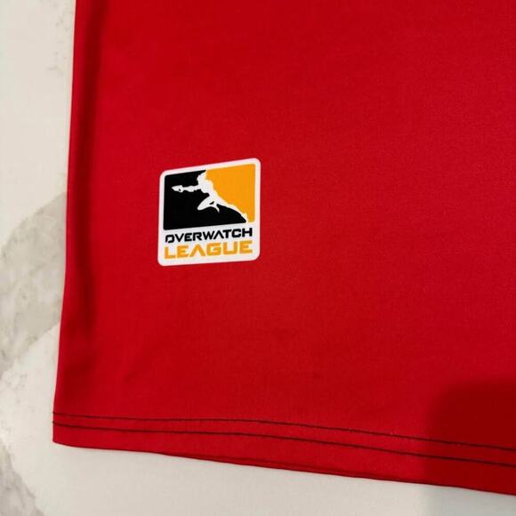 Washington Justice Pro Overwatch League Jersey Shirt Mens 2XL Red Gaming ESports - Picture 3 of 10
